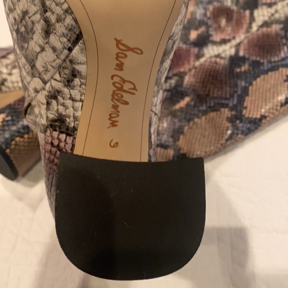 NWT SAM EDELMAN snake print Clarem boots - Picture 13 of 15